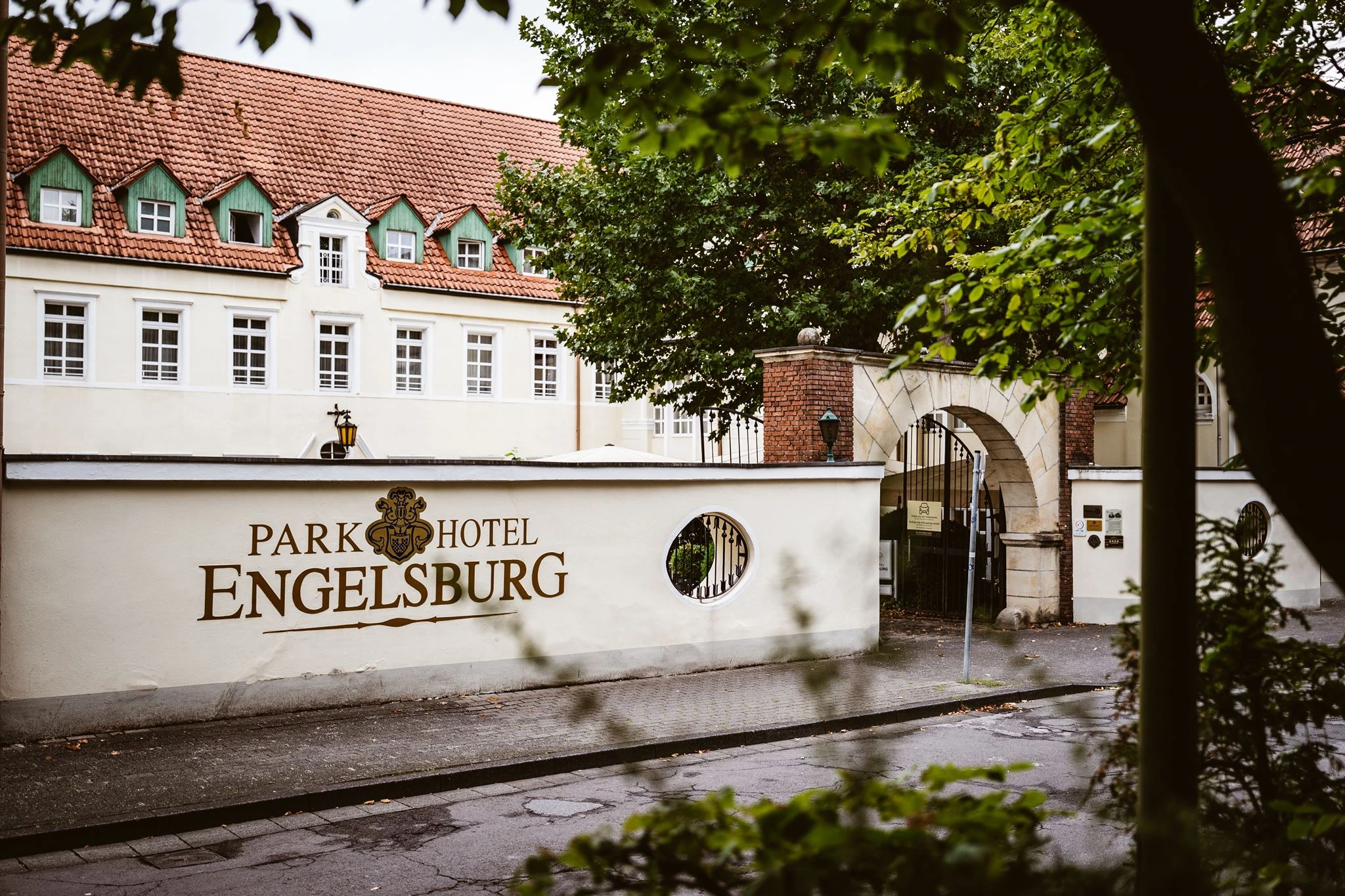 Außenansicht des Parkhotels Engelsburg in Recklinghausen