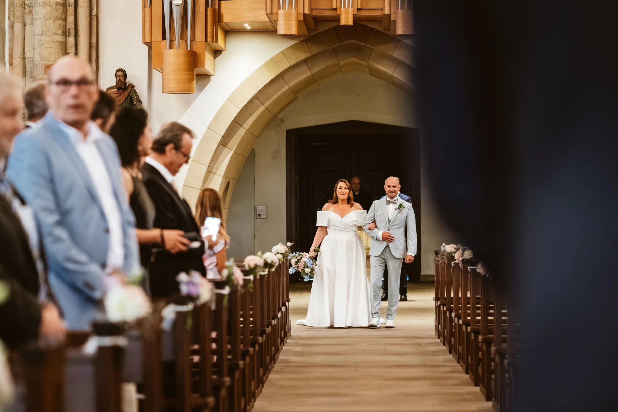 Kirchliche Trauung von Ariane und Benjamin in St. Peter