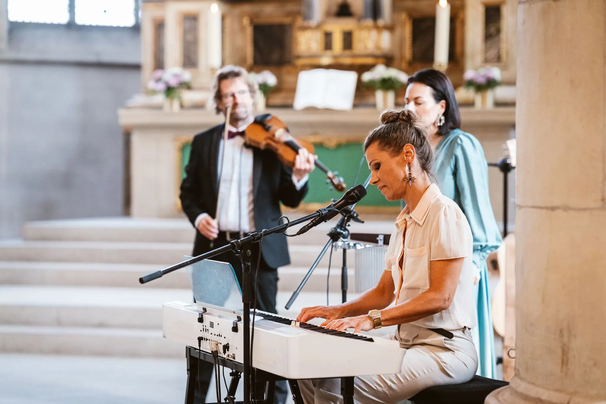 Bella Acoustic Vibes begleitet die Trauung in St. Peter